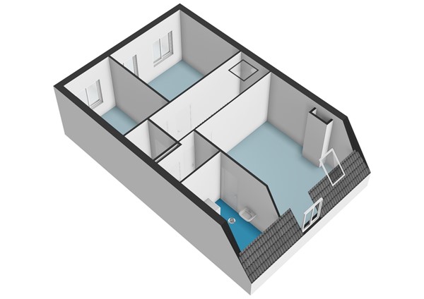 Floorplan - Plantsoen 15A, 2311 KE Leiden